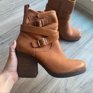 LUCKY BRAND heeled leather boots